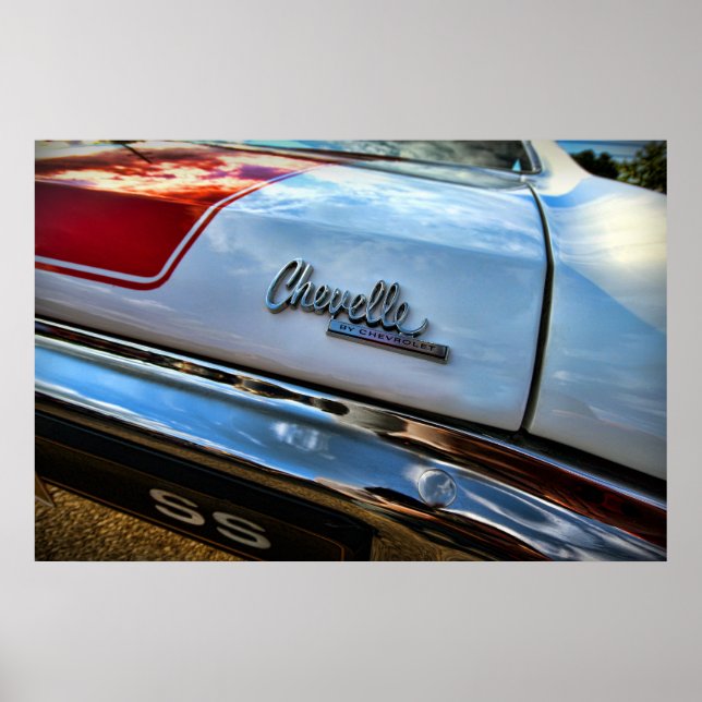 Póster Chevelle SS396 SS 396 de 1970 (Frente)