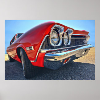 Póster Chevelle SS 396 de 1968