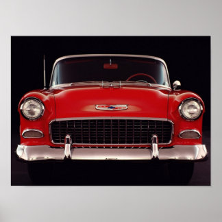 Póster Chevrolet Bel-Air 1955