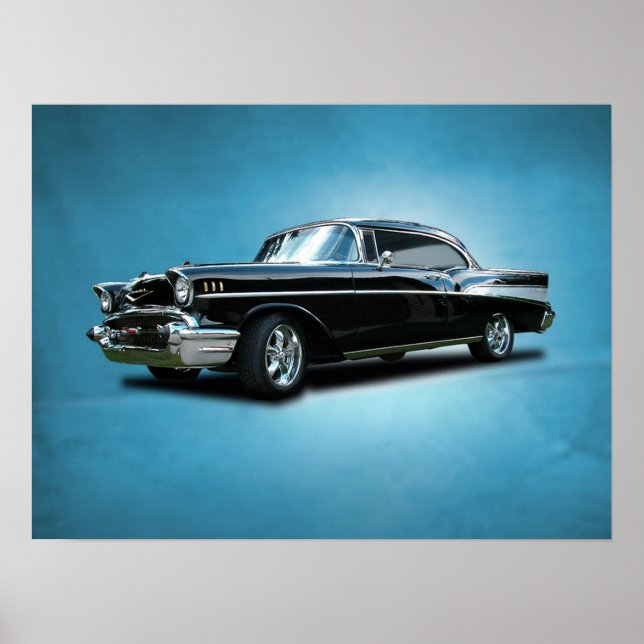 Póster Chevrolet Bel-Air 1957 (Frente)