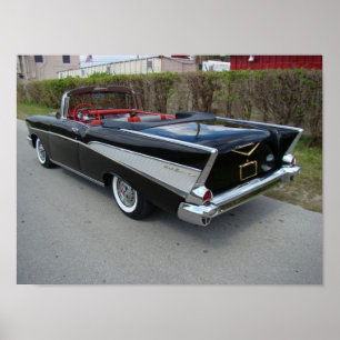 Póster Chevrolet Bel-Air 1957