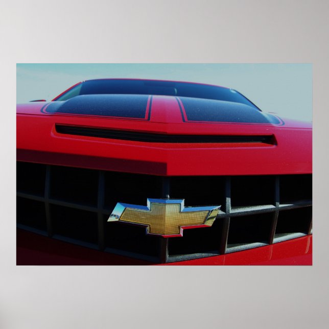 Póster Chevrolet Camaro SS (Frente)