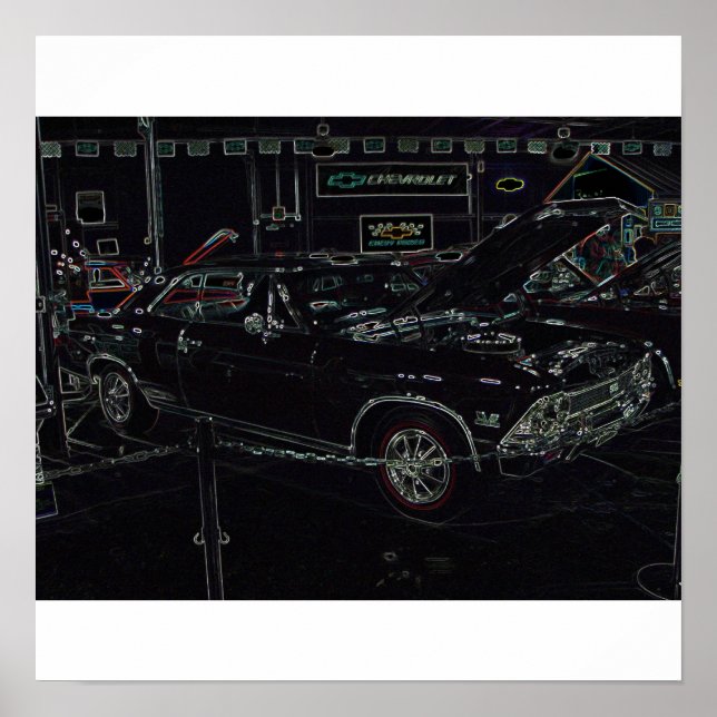 Póster Chevrolet Chevelle (Frente)