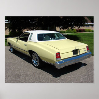 Póster Chevrolet/Chevy Monte Carlo 1977