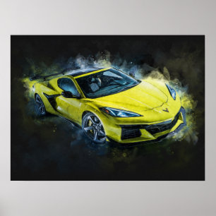 Póster Chevrolet Corvette Z06