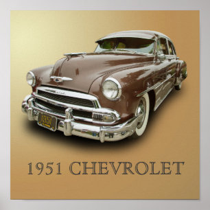 PÓSTER CHEVROLET DE 1951