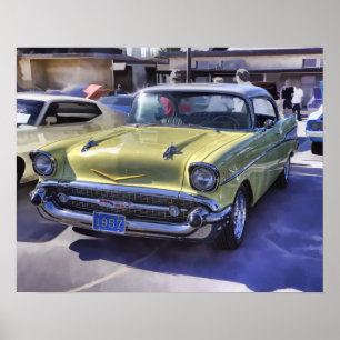 PÓSTER CHEVROLET DE 1957