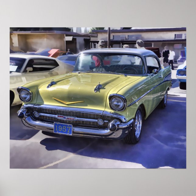 PÓSTER CHEVROLET DE 1957 (Frente)