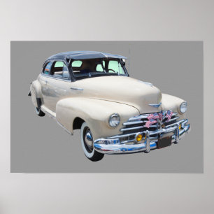 Póster Chevrolet Fleetmaster Antique Car 1948