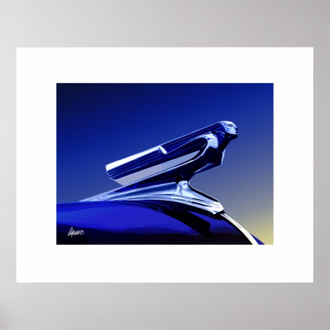 Póster Chevrolet Hood Ornament Poster (Frente)