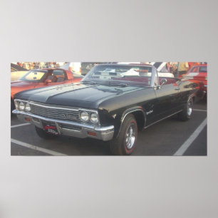 Póster Chevrolet Impala Super Sport Convertible 1966
