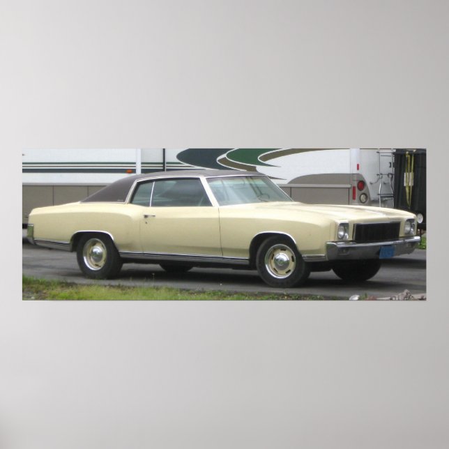 Póster Chevrolet Montecarlo 1971 (Frente)