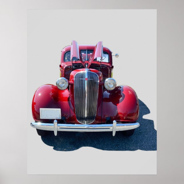 Póster Chevrolet Vintage 1936 (Frente)