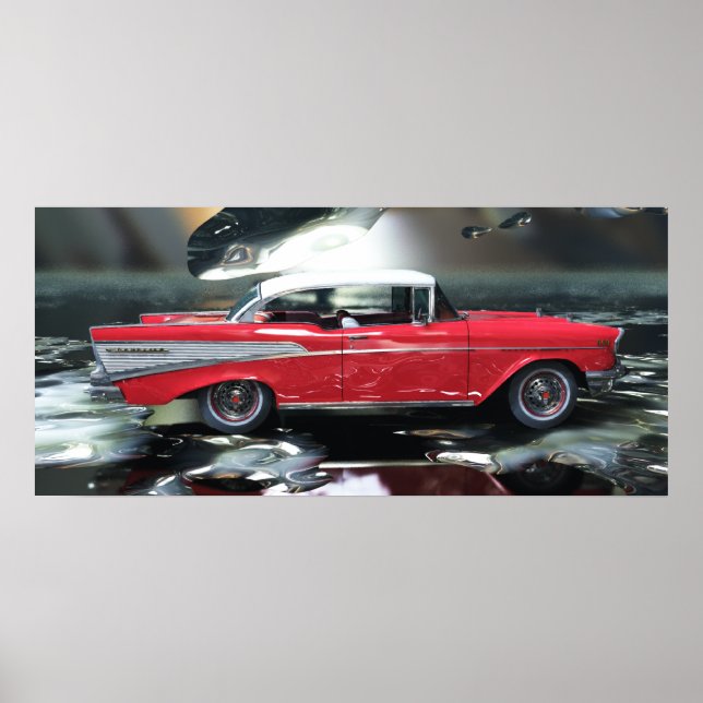 Póster Chevy 1957 (Frente)