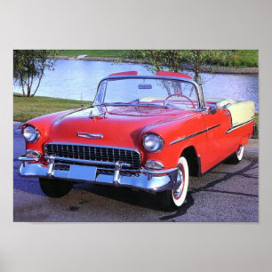Póster Chevy Bel-Air 1955