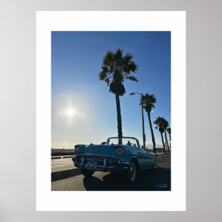 Póster "Chevy Bel Air at Venice Beach."