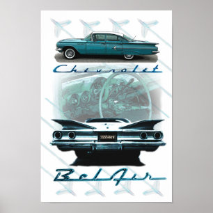 Póster Chevy Bel Air poster