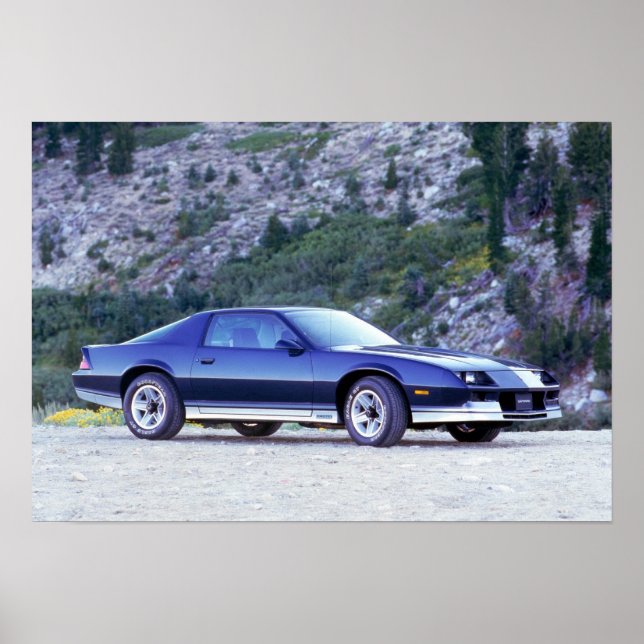 Póster Chevy Camaro Z28 1984 (Frente)
