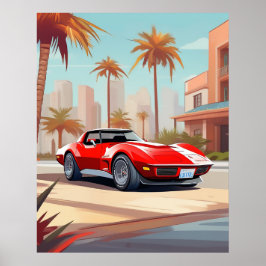 Póster Chevy Corvette Poster