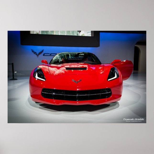 Póster Chevy Corvette Stingray (Frente)