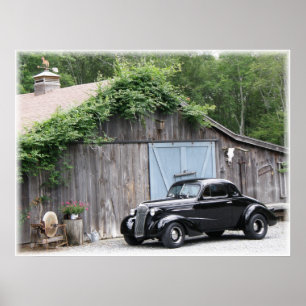 Póster Chevy Coupe en 1937