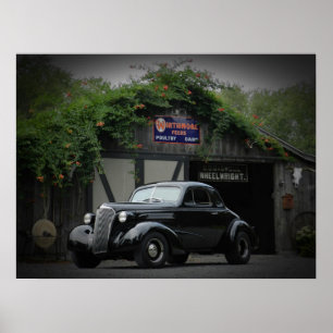 Póster Chevy Coupe en 1937