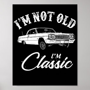 Póster Chevy Impala Classic Car