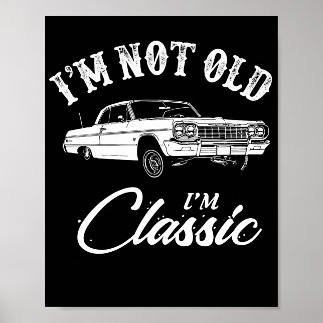 Póster Chevy Impala Classic Car (Frente)