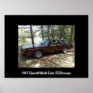 Póster Chevy Monte Carlo SS Aerocoupe