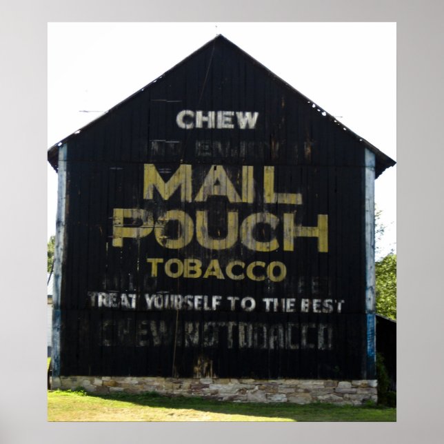 Póster Chew Mail Pouch Tabacco Barn - Foto original (Frente)
