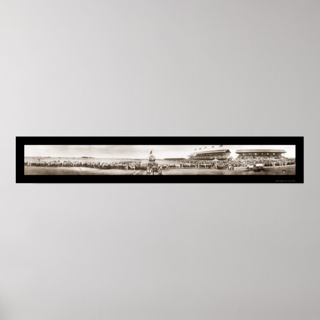 Póster Cheyenne WY Frontier Photo 1910 (Frente)