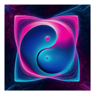 Póster Chi Fusion: Energías vibrantes de Yin Yang