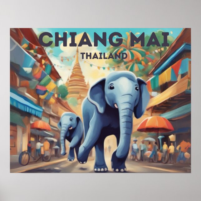 Póster Chiang Mai (Frente)