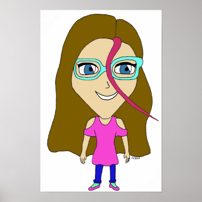 Póster chibi  (Frente)