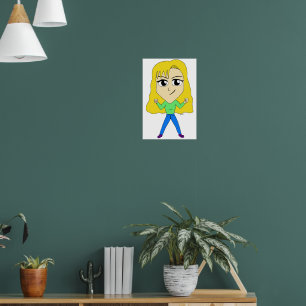 Póster chibi