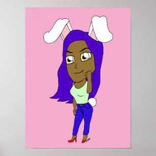 Póster Chibi conejita