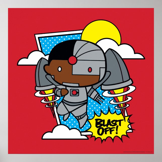 Póster ¡Chibi Cyborg Blast! (Frente)