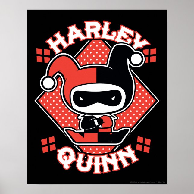 Póster Chibi Harley Quinn Splits (Frente)