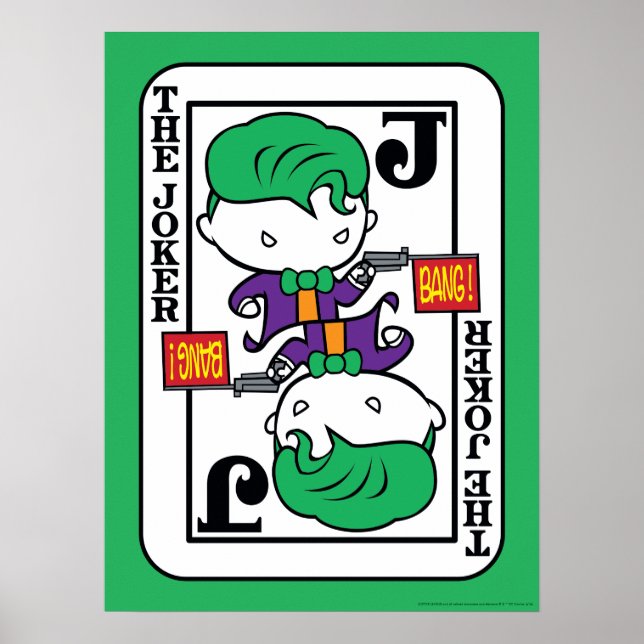 Póster Chibi Joker Play Card (Frente)