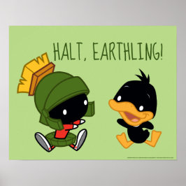 Póster Chibi MARVIN THE MARTIAN™ & DAFFY DUCK™