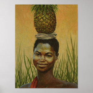 Póster Chica 2004 de la piña