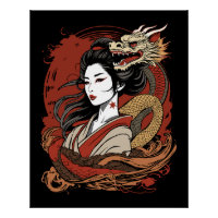 Chica asiático | Dragón chino