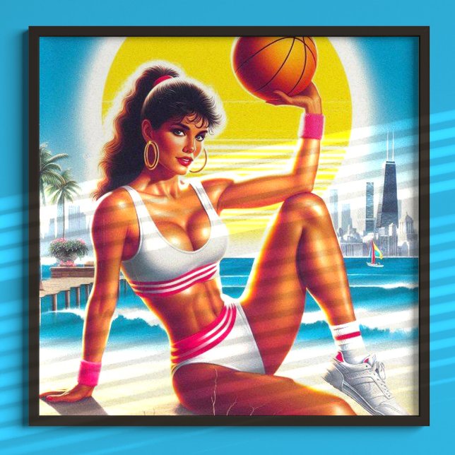 Póster chica atlético de los años 80 (Subido por el creador)