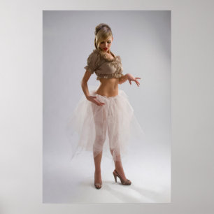 Póster Chica atractivo