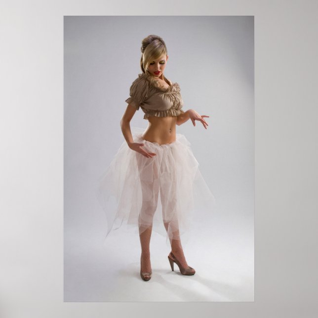 Póster Chica atractivo (Frente)