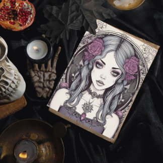 Póster Chica azul gótico Reverie