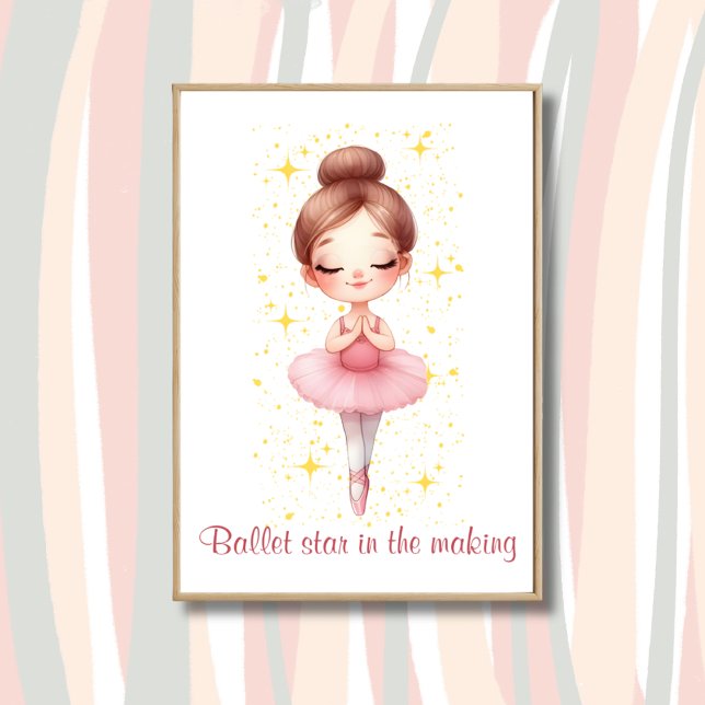 Póster Chica Ballet Star (Subido por el creador)