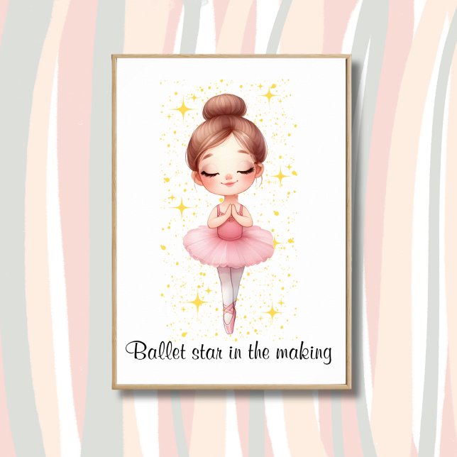 Póster Chica Ballet Star (Subido por el creador)