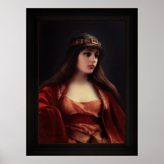 Póster Chica beduino de Luis Ricardo Falero (Frente)