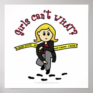 Póster Chica Blonde CSI